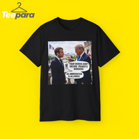 Donald Trump vs. Emmanuel Macron France Border Policy T-Shirt