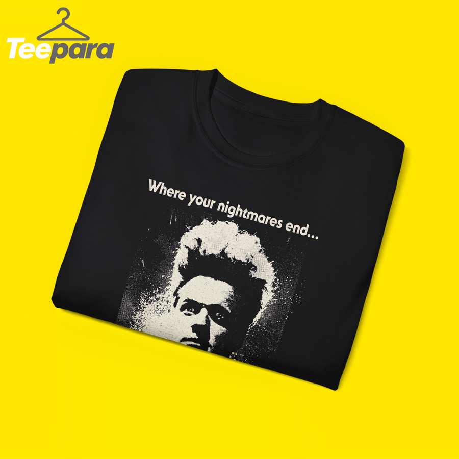 ERASERHEAD David Lynch retro 70s cult movie twin peaks goth black horror T-shirt UNISEX