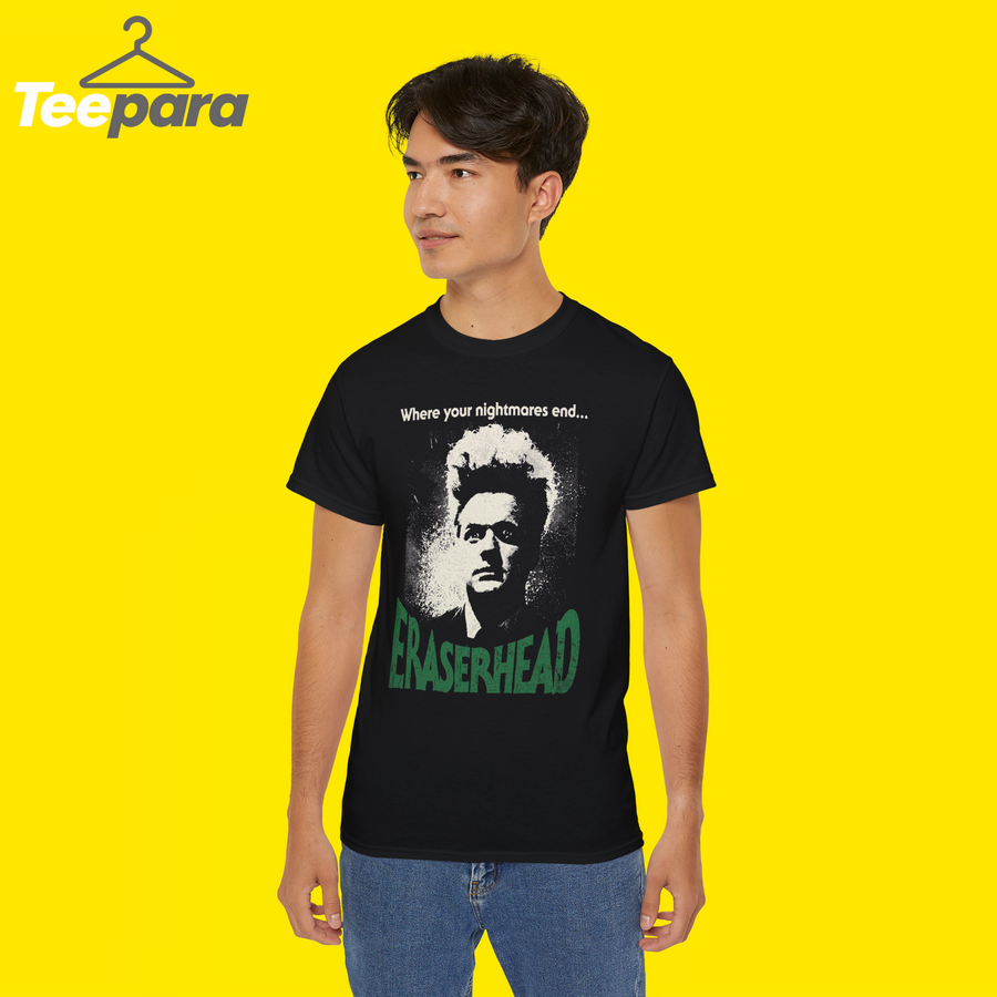 ERASERHEAD David Lynch retro 70s cult movie twin peaks goth black horror T-shirt WOMEN MEN