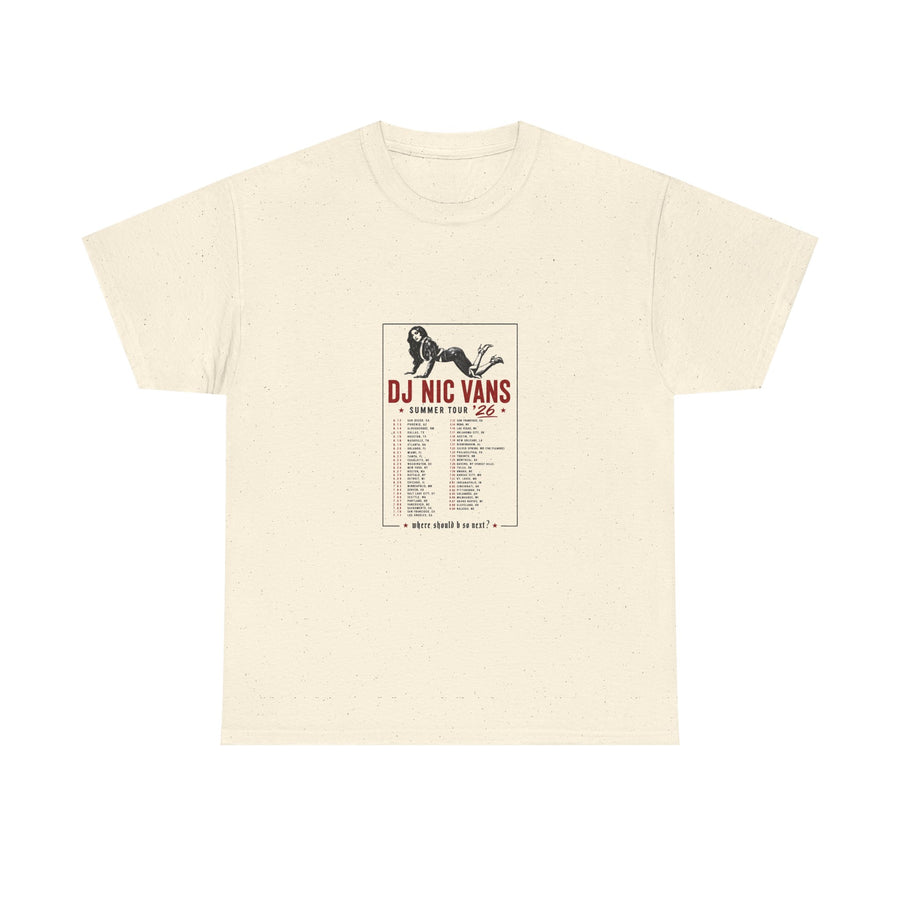 DJ Nic Vans Summer Tour 26 Shirt
