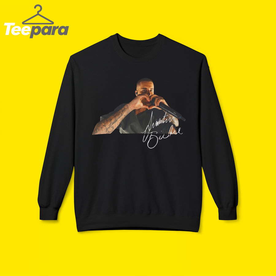 Justin Bieber Heart Sign Shirt