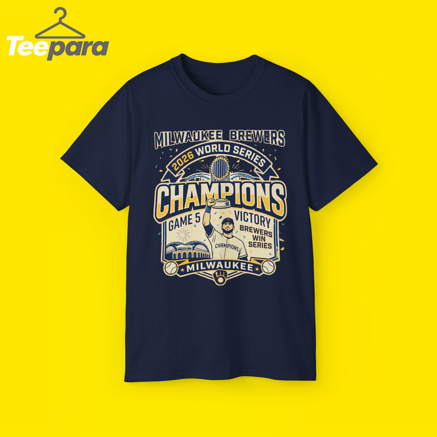 MLB Milwaukee Brewers 2026 World Series Champions Game 5 Shirt