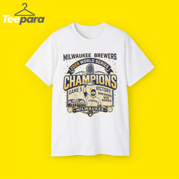 MLB Milwaukee Brewers 2026 World Series Champions Game 5 Shirt