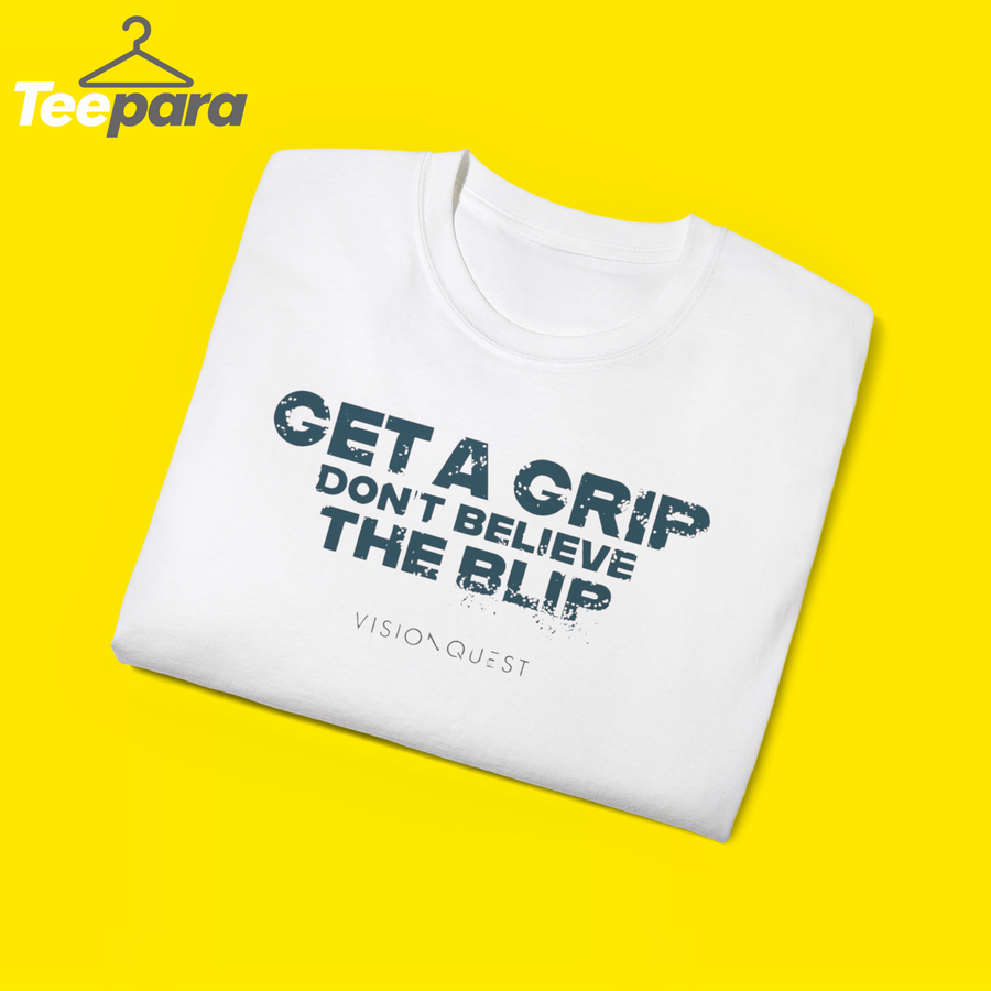 Marvel VisionQuest Get A Grip Don't Believe The Blip Quote Mineral Wash T-Shirt