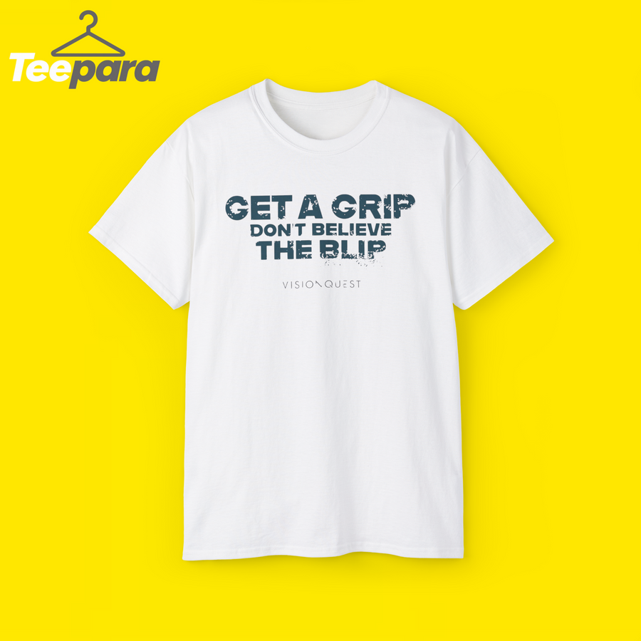 Marvel VisionQuest Get A Grip Don't Believe The Blip Quote Mineral Wash T-Shirt
