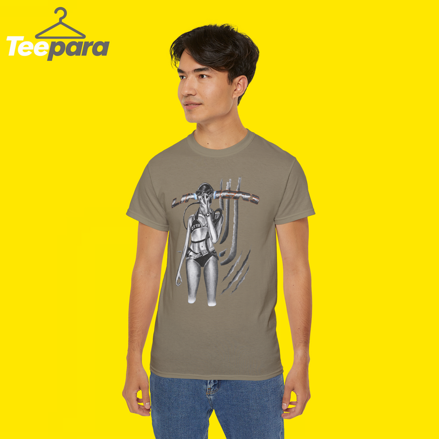 Ottolinger Brown Oversized Flap T-shirt