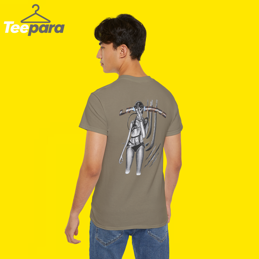 Ottolinger Brown Oversized Flap T-shirt