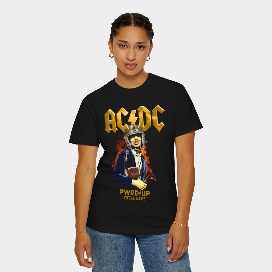 acdc notre dame shirt
