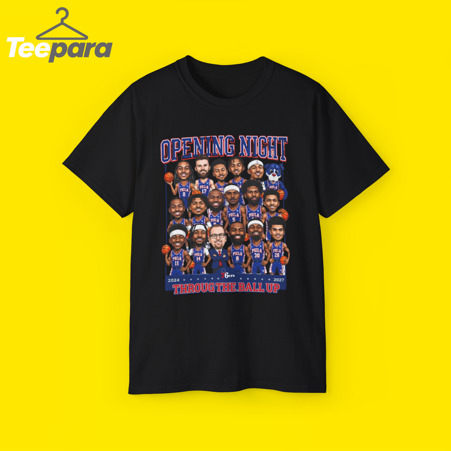 Philadelphia 76ers Opening Night Shirt