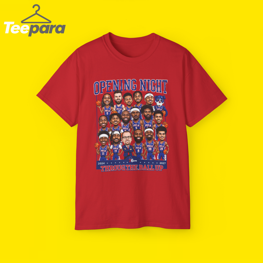 Philadelphia 76ers Opening Night Shirt