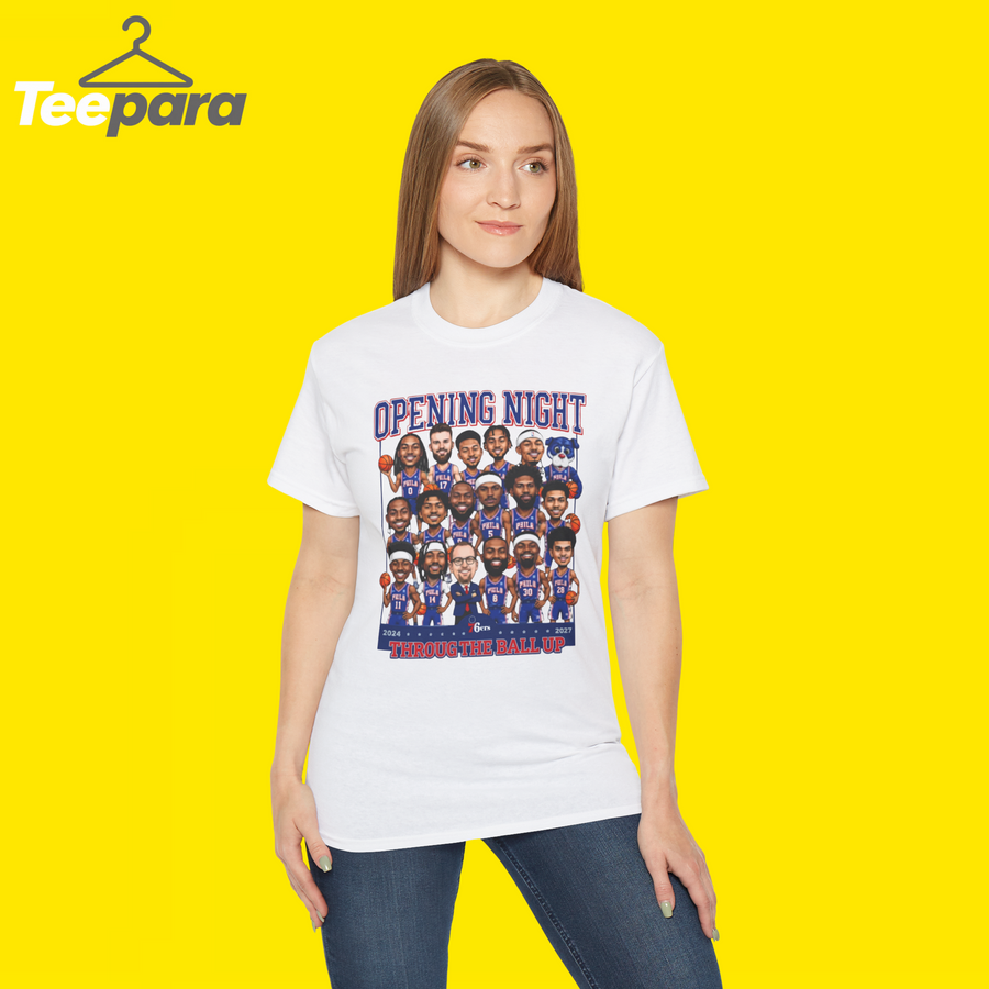 Philadelphia 76ers Opening Night Shirt