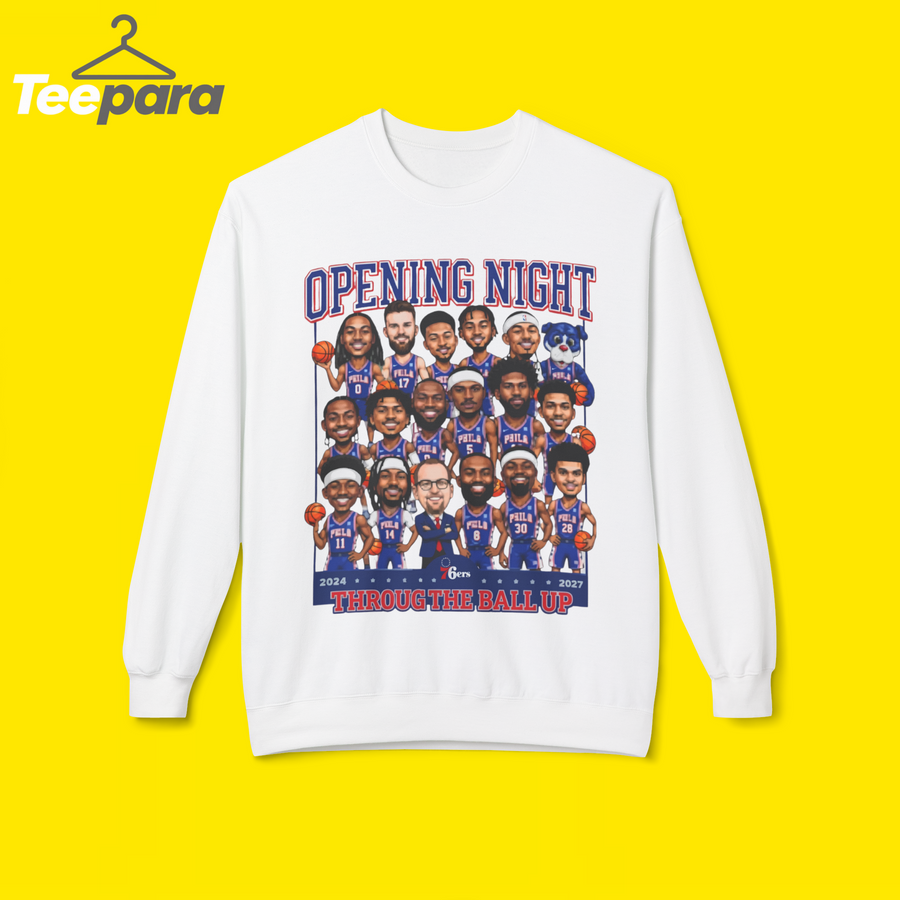 Philadelphia 76ers Opening Night Shirt