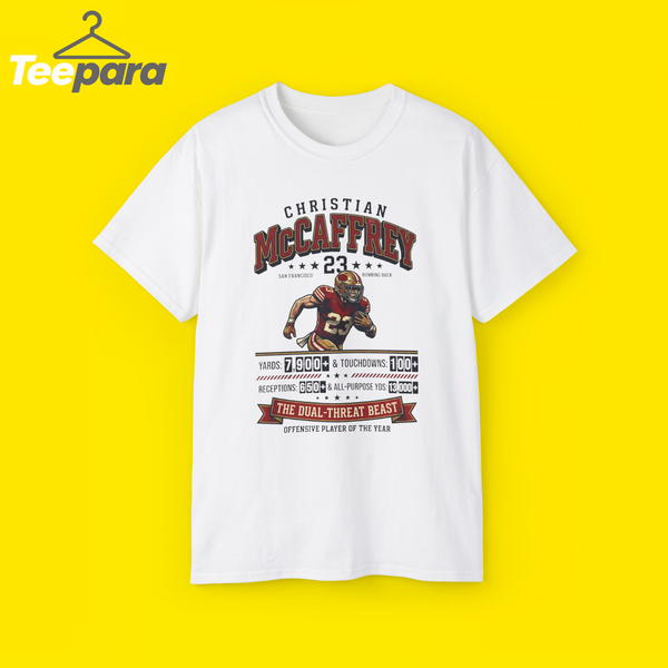 christian mccaffrey statsT-Shirt