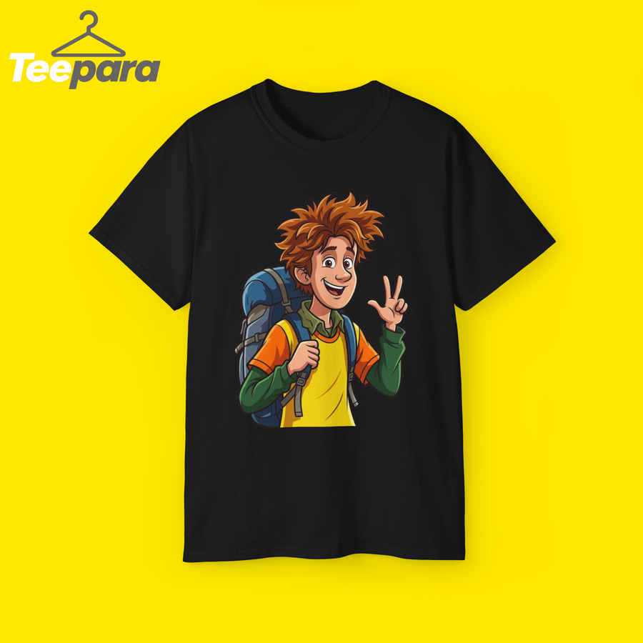 johnny hotel transylvania shirt BLACK