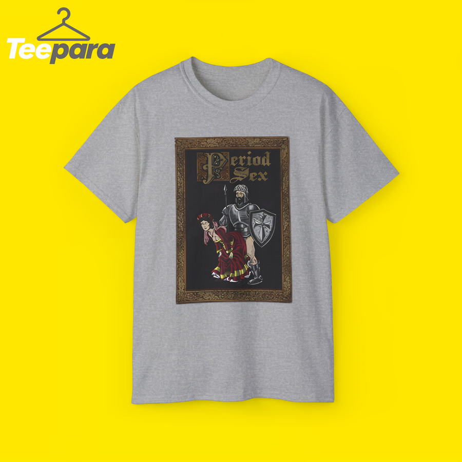 Gray Period Sex Shirt, front view