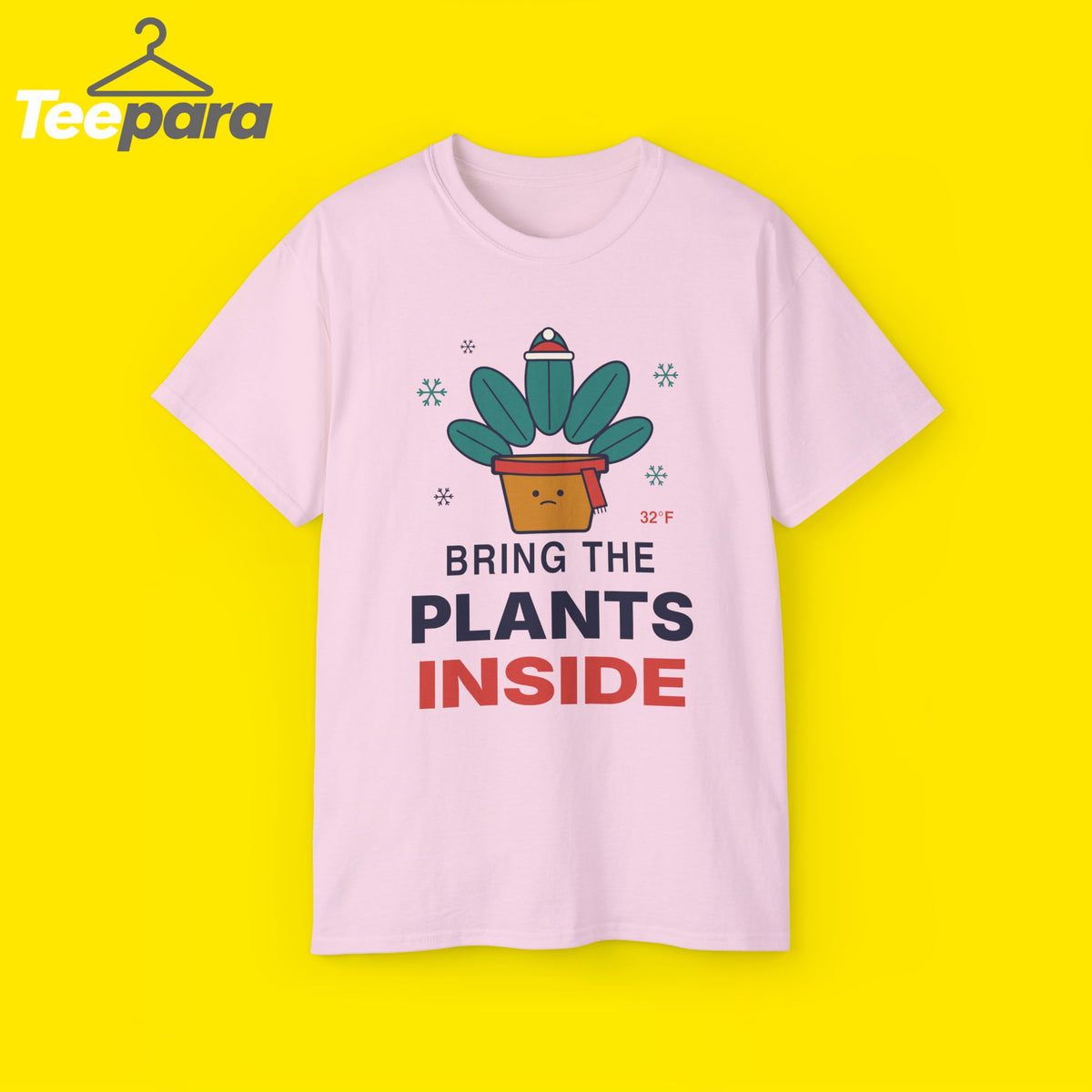 Bring The Plants Inside funny plant lover t-shirt by TeePara