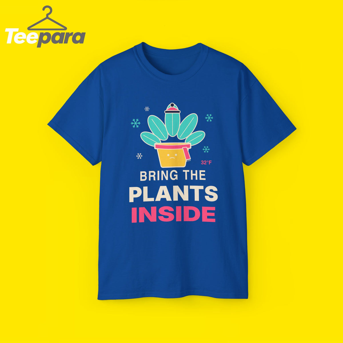Bring The Plants Inside funny plant lover t-shirt by TeePara