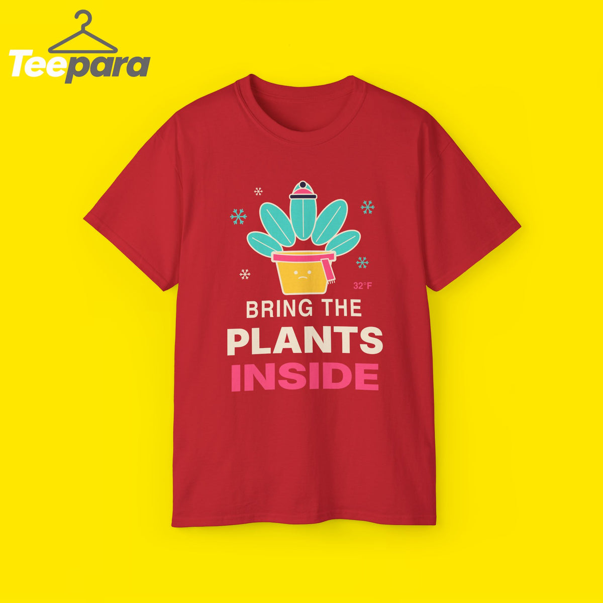 Bring The Plants Inside funny plant lover t-shirt by TeePara