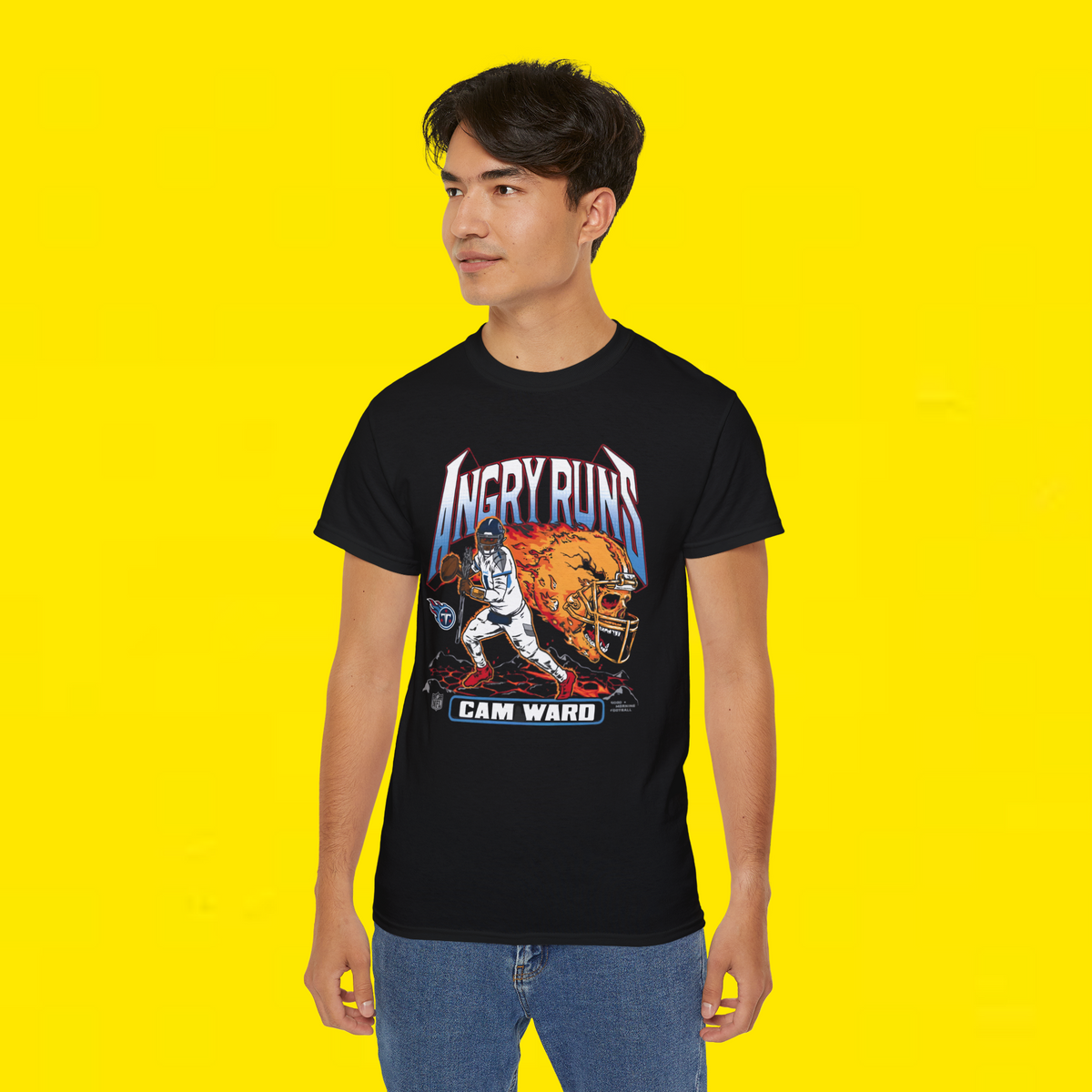 Angry Runs Player Graphic Tri-Blend T-Shirt