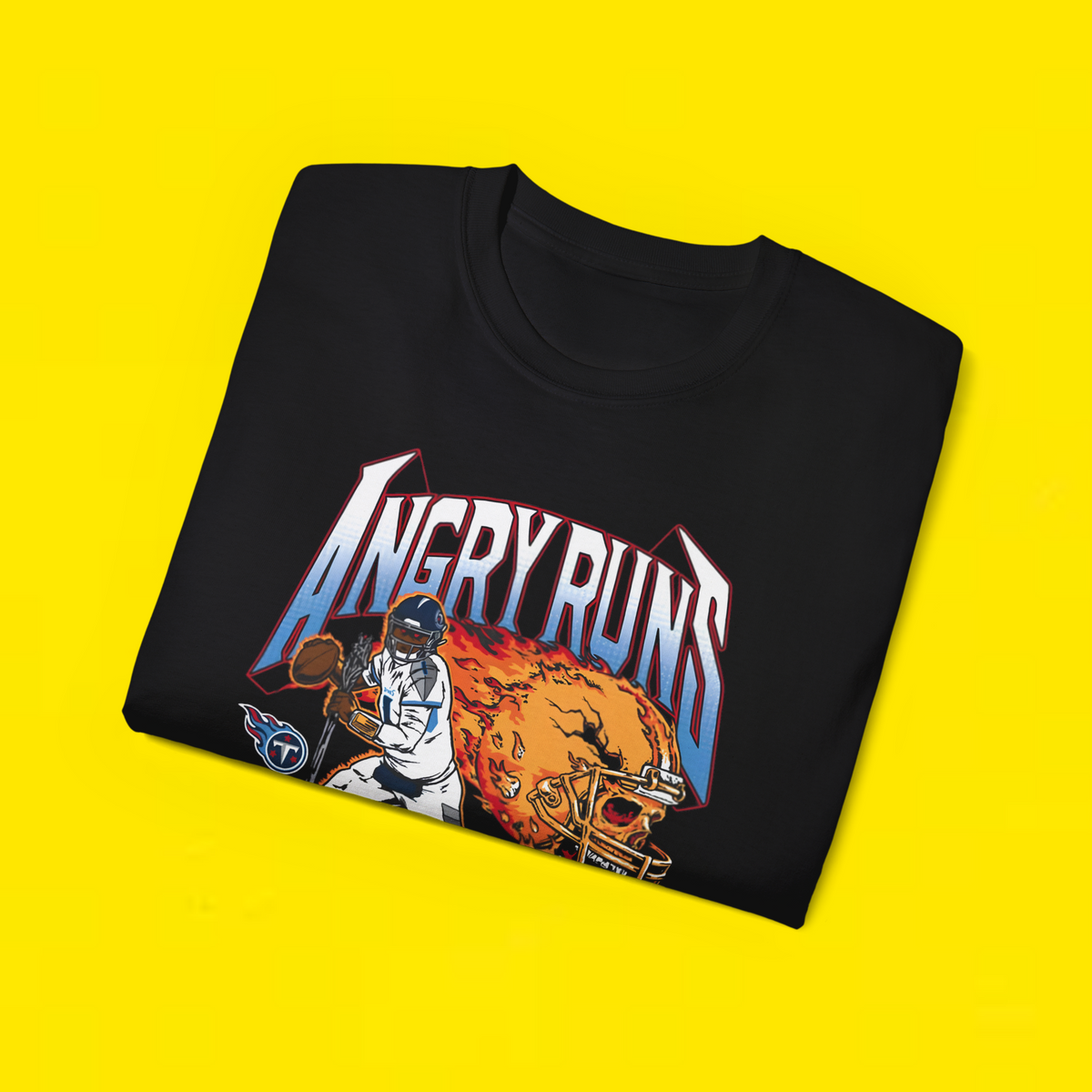 Angry Runs Player Graphic Tri-Blend T-Shirt