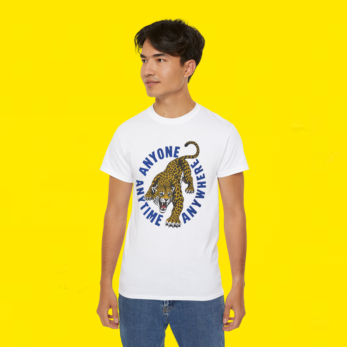 Anyone Anywhere Anytime Tiger Shirt