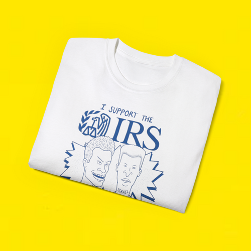Beavis and Butt-Head I support the IRS Israel’s right to suck my balls shirt
