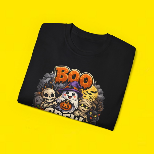 Boo Crew Halloween Ghost Shirt | Cute Spooky Halloween T-Shirt