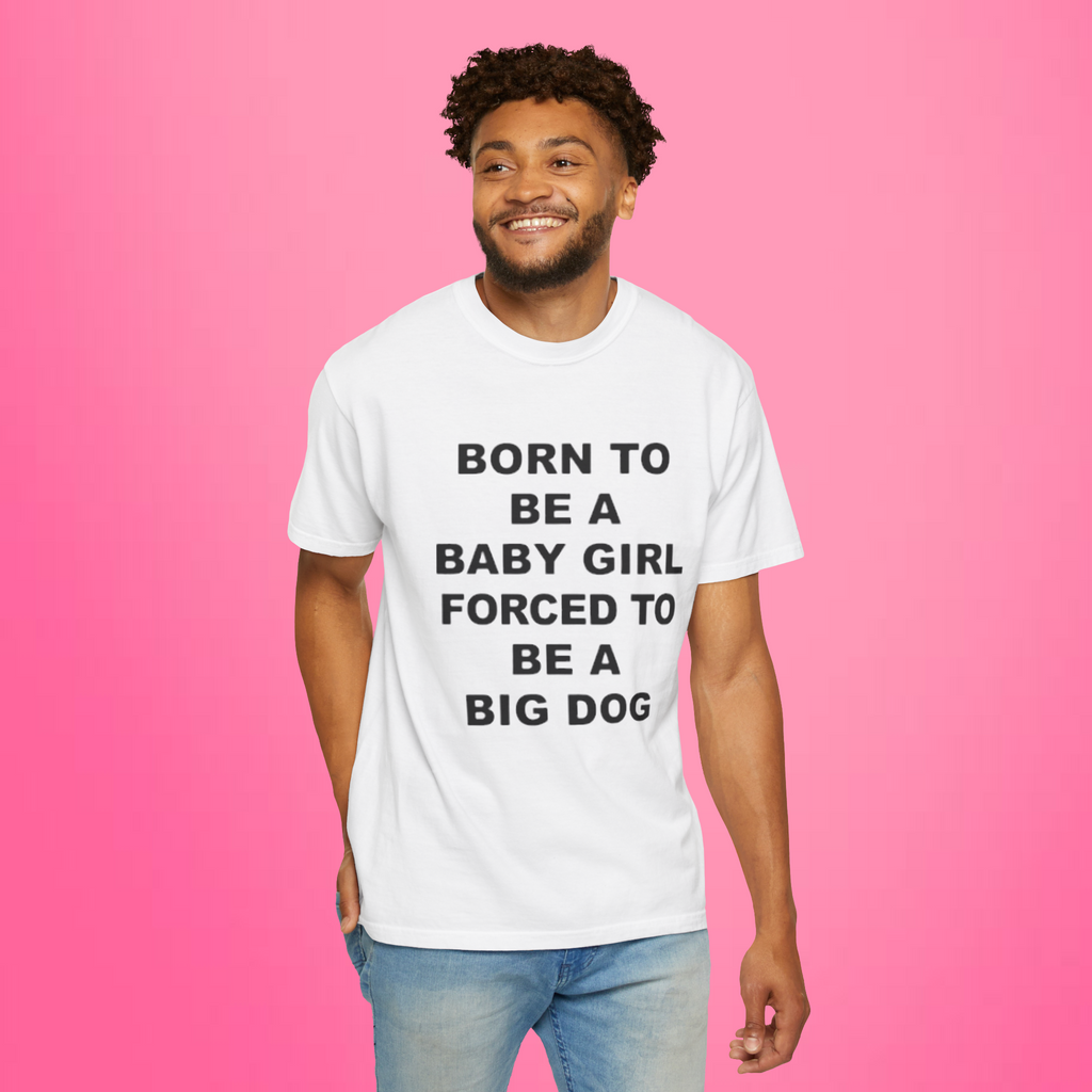 Born To Be A Baby Girl, Forced To Be A Big Dog Shirt