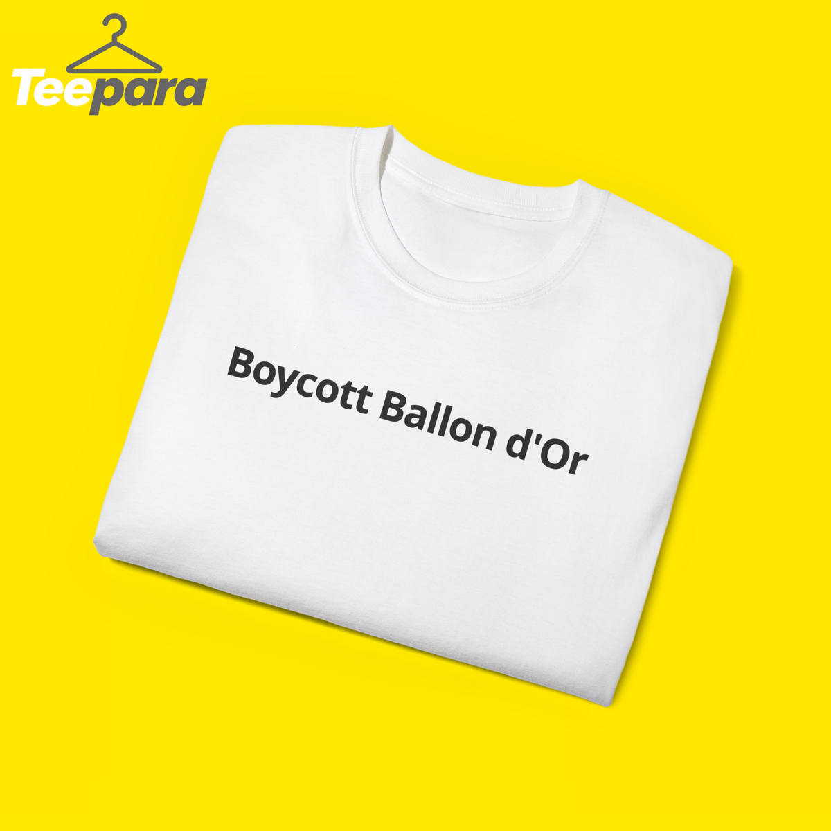 Boycott Ballon d'Or" T-Shirt