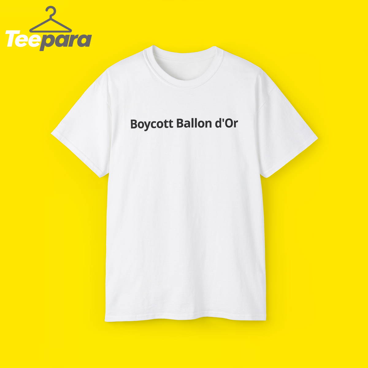 Boycott Ballon d'Or" T-Shirt