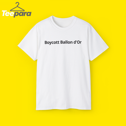 Boycott Ballon d'Or" T-Shirt