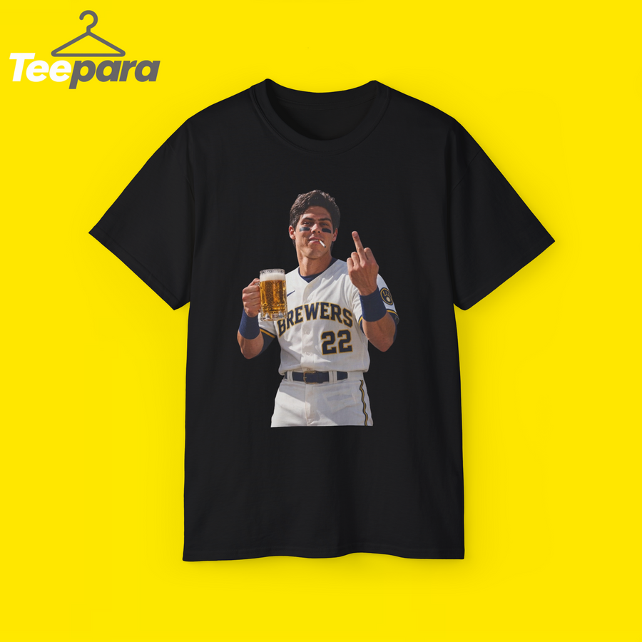 Christian Yelich Beer Middle Finger Shirt