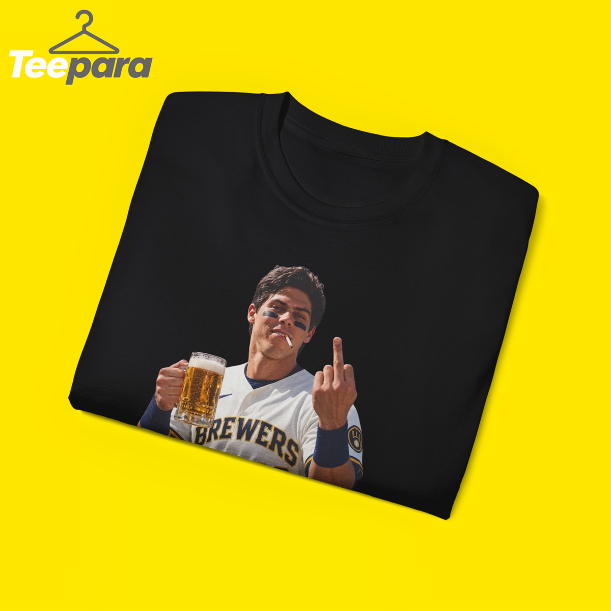 Christian Yelich Beer Middle Finger Shirt