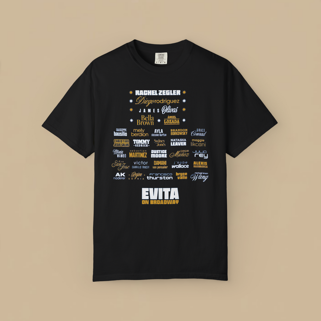 Evita On Broadway Cast Shirt
