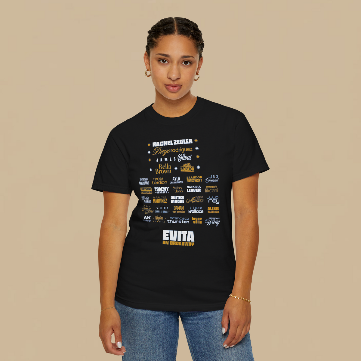 Evita On Broadway Cast Shirt
