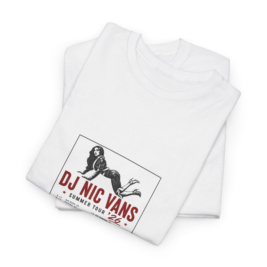 DJ Nic Vans Summer Tour 26 Shirt unisex