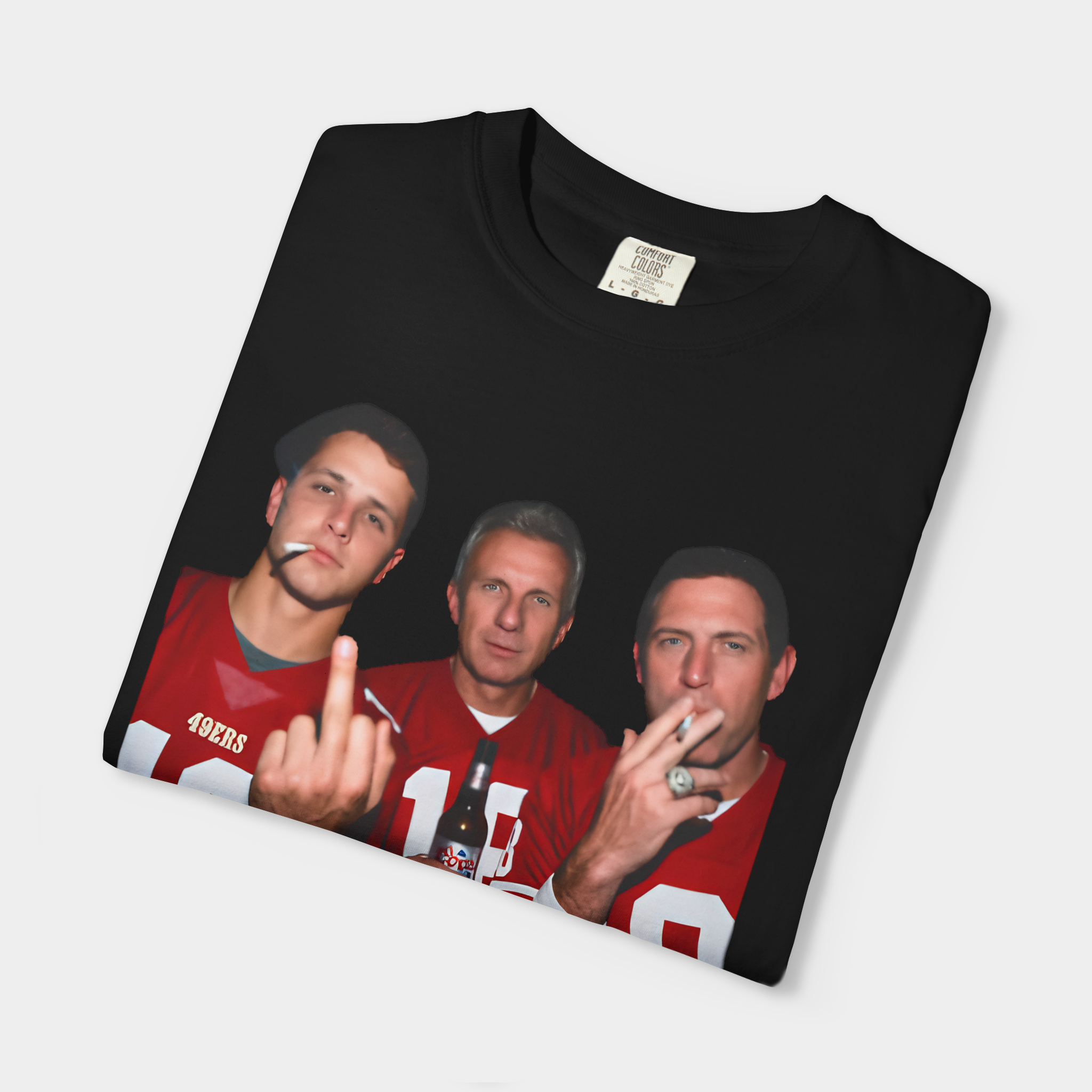 Purdy Joe Montana Steve Young Smoking Shirt