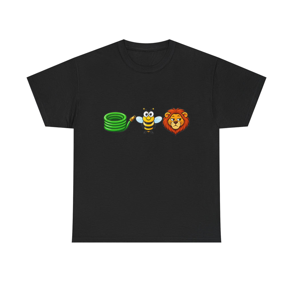 Hose Bee Lion Funny T-Shirt black