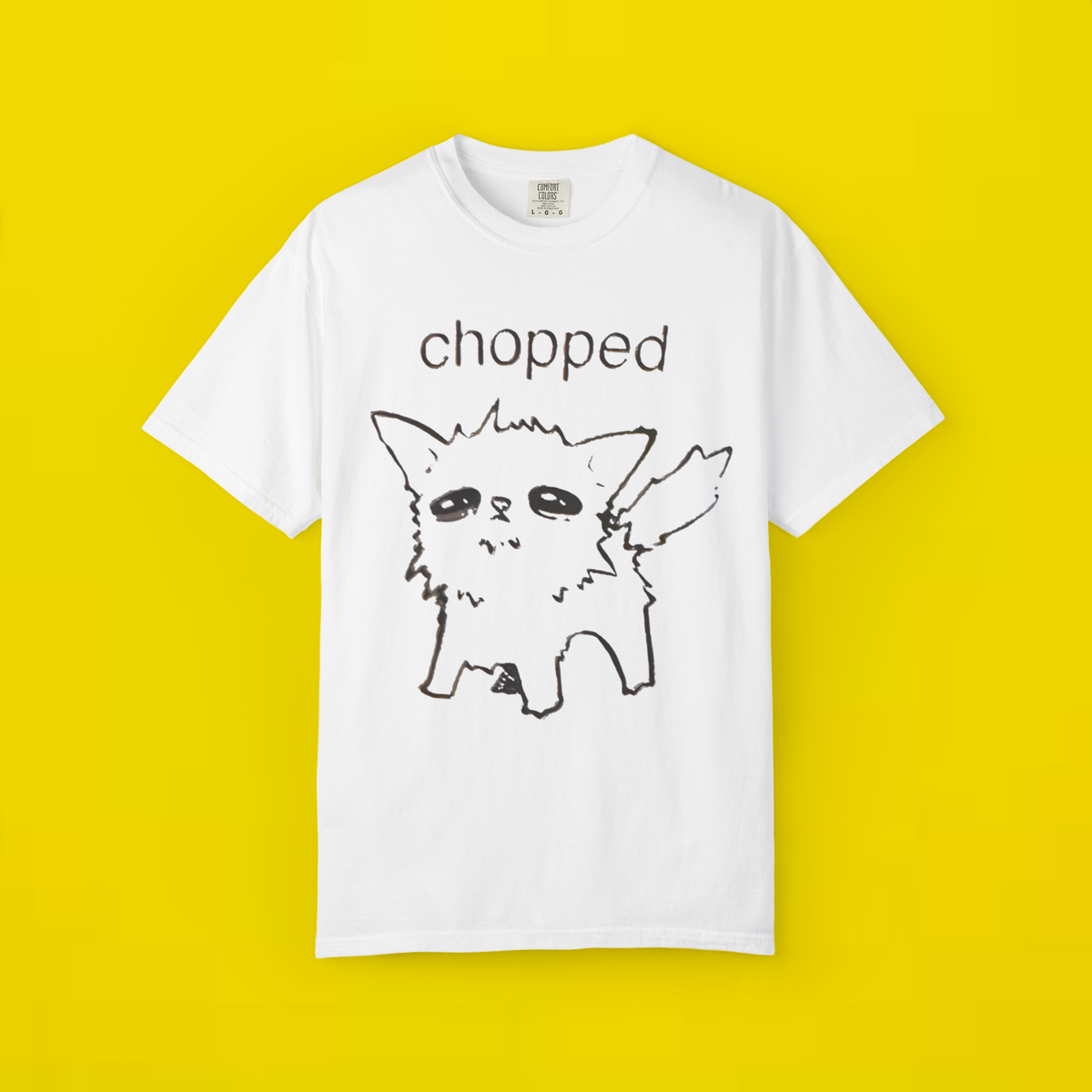 
Chopped Cat Drawing sketch shirt