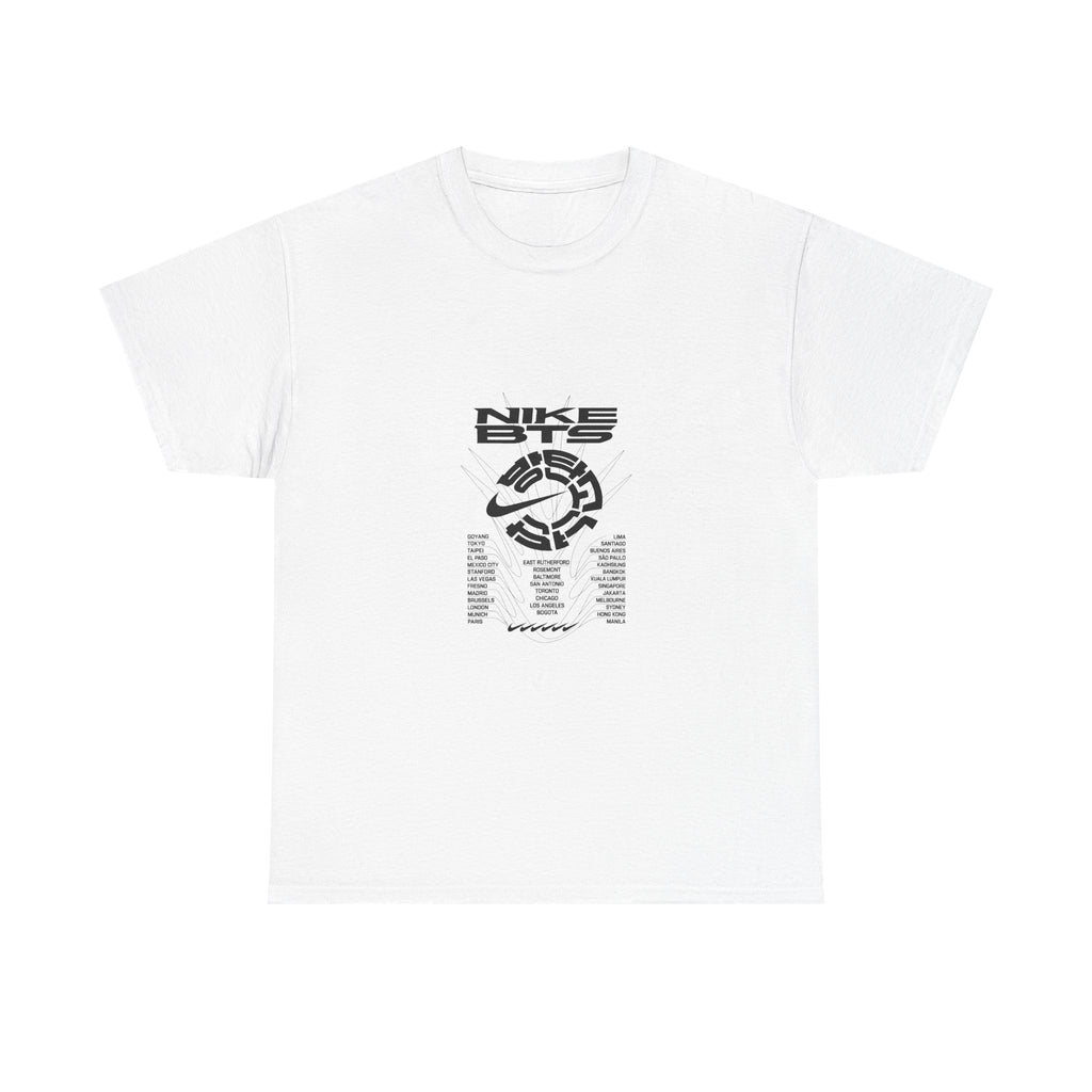 BTS World Tour City List K-pop Bangtan Boys Shirt