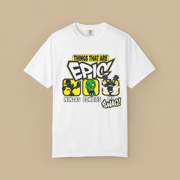 Things That Are Epic Ninjas Zombies My Swag Shirt
