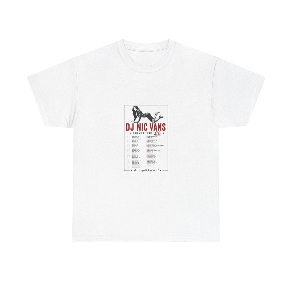 DJ Nic Vans Summer Tour 26 Shirt