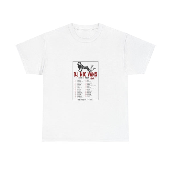 DJ Nic Vans Summer Tour 26 Shirt