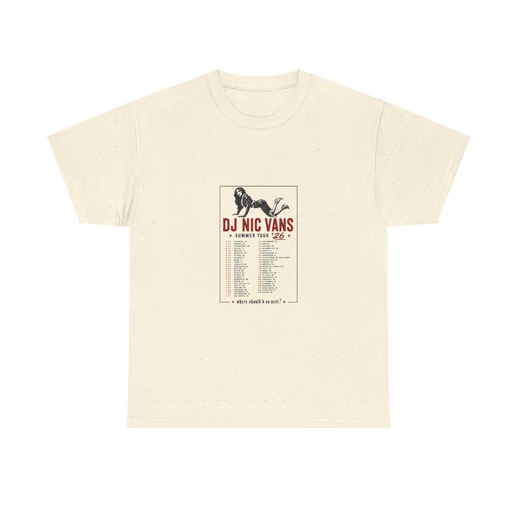 DJ Nic Vans Summer Tour 26 Shirt
