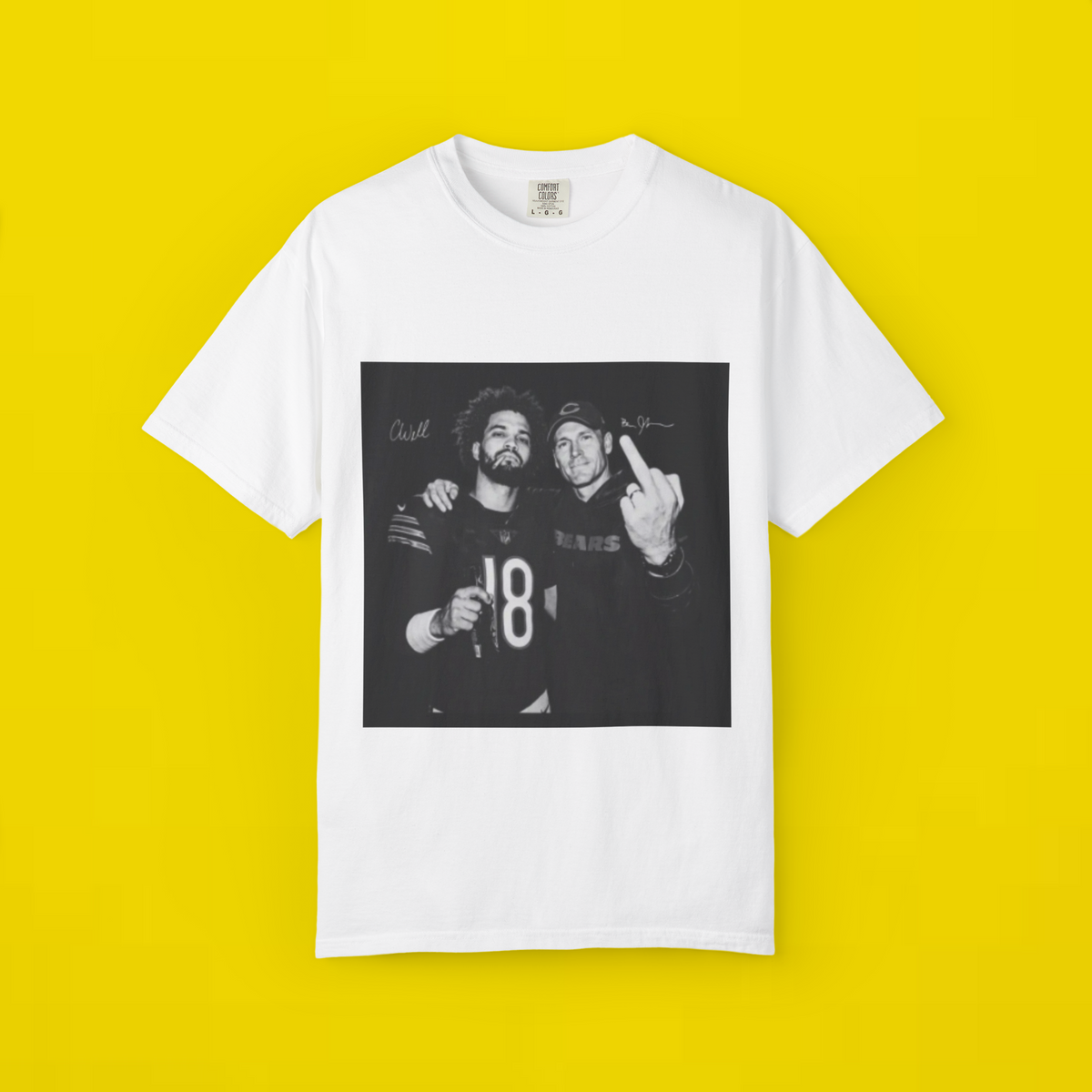 Caleb Williams Ben Johnson Flipping Off Shirt