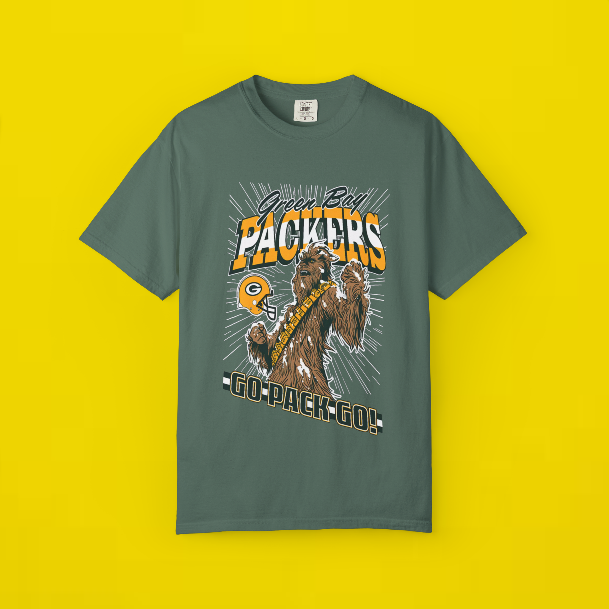 Green Bay Packers Disney x Champion Chewbacca All-Star T-Shirt 