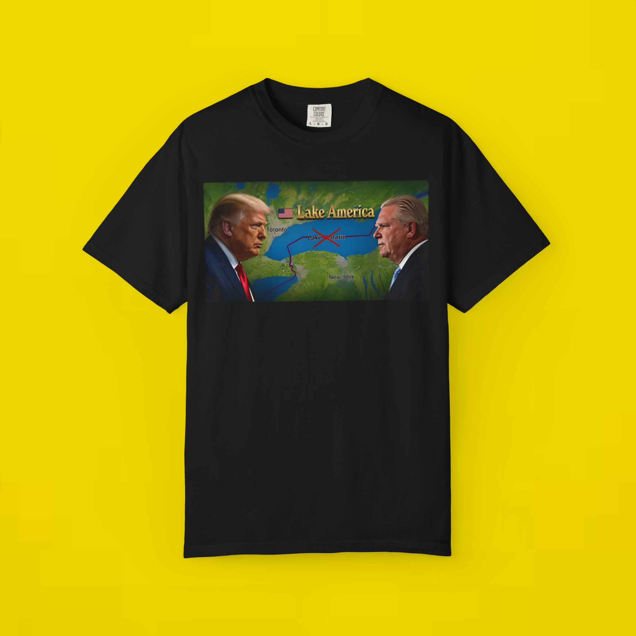 Donald Trump Renaming Lake Ontario To Lake America Shirt