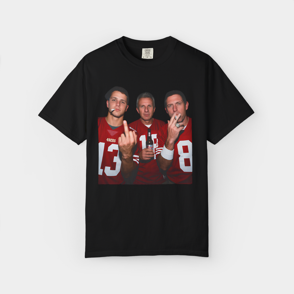 Purdy Joe Montana Steve Young Smoking Shirt