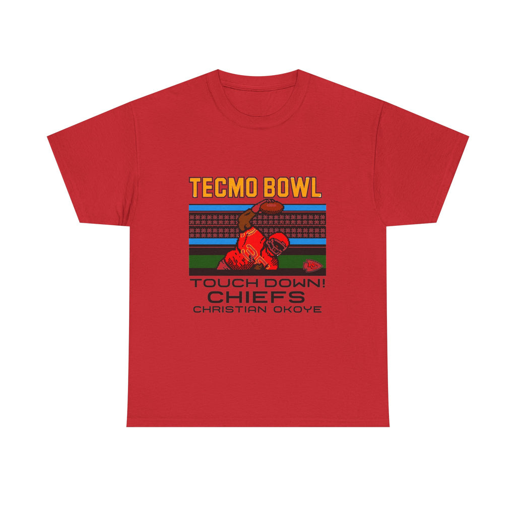 Christian Okoye Tecmo Bowl Chiefs Shirt  red