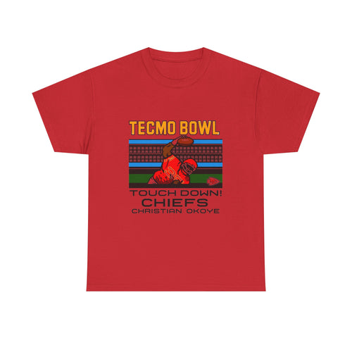 Christian Okoye Tecmo Bowl Chiefs Shirt  red